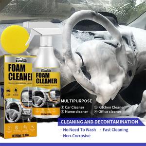 Car Interior Foam Cleaner Seat Headliner Dashboard Waterless Stain Removal Spray
