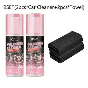 3PCS Polishing Cleaner Car Interior, Car Interior Detailer and Cleaner-US