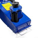 Stark USA 22 Ton Hydraulic Floor Jack Air-Operated Axle Bottle Jack with (4) Extension Saddle Set Built-in Wheels, Blue