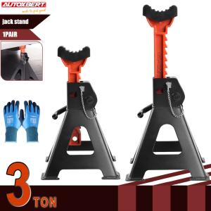 PAIR 12000lbs Double Lock Pin Car Truck Jack Stands Lifting Auto Garage 3 6 Ton