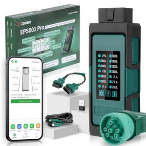 Bluetooth Diesel Truck Scanner, All System Diesel Heavy Duty HDOBD OBD2 Diagnostic Scan Tool Compatible with Volvo Peterbilt Cummins Detroit Paccar Engine, DPF Regen (EPS001PRO)
