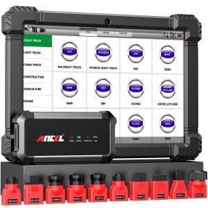 ANCEL X7HD 10'' Heavy Duty Truck Scanner Semi Trucks Full System Diagnostic Tool