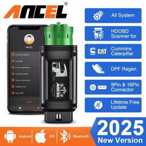 Diesel Heavy Duty Truck OBD Scanner DPF Regen Semi Truck Code Reader for Cummins