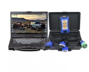 Diesel Laptops for Nexiq USB Link 3 Diesel Universal Truck Excavator Diagnostic Scanner Tool Wired Edition with Repair Information & Diagnostic Software (Nexiq3 with Laptop)
