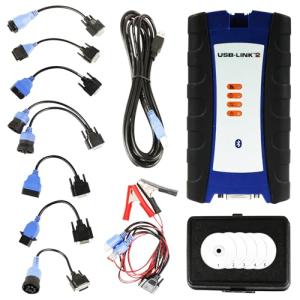 Universal 124032 Truck Diagnostic Scanner -Replace Nexiq USB Link 2 Replacement with Bluetooth & USB Interface