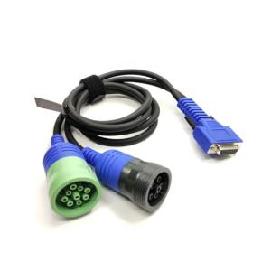 keisnoaja 493148 Diagnostic Cable 6Pin + 9Pin Y Splitter PN 493148 6Pin 9pin Y Cable for Nexiq USB Link 2 124032, or The Cummins Inline 7 Adapter 6 Pin 9 Pin to DB26 PIN Female OBD Connector