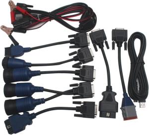NithZevy 9 Pcs Adapters for NEXIQ PN 125032 USB LINK1 Diesel Truck Diagnostic Connector Cables