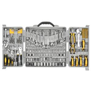 Practical 205 PCS Tool Set Mechanics Tool Kit Wrenches Socket with Carry Case