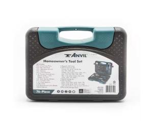 BRAND NEW 76-Piece SAE and Metric Homeowners Tool Kit with Case -Free shipping