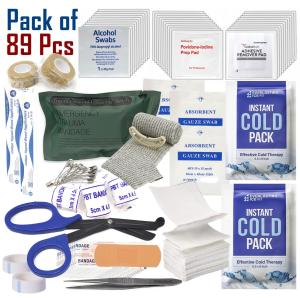 First Responder Trauma First Aid Kit for EMS Emergency Medical EMT Fire Fighters