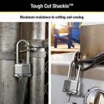 Master Lock M5XTLJ Magnum Heavy Duty Outdoor Padlock with Key, 2 Pack Keyed-Alike