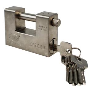 Heavy Duty Security Padlock D-Shaped Chain Lock 94mm Shipping Container Garage