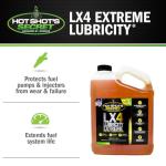 Hot Shot's Secret LX4 Lubricity Extreme 1 Gallon, Fuel Treatment for All Engines, Gasoline & Diesel Additive, Fuel Additive Increases Lubricity, Protects & Extends Fuel System Life