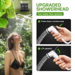 sapsisel Camping Shower Bag, 5 Gal/20L Solar Heating Camping Shower with Upgraded Hose and Shower Head, Portable Shower for Camping, Solar Shower