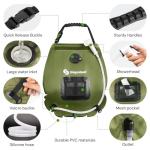 sapsisel Camping Shower Bag, 5 Gal/20L Solar Heating Camping Shower with Upgraded Hose and Shower Head, Portable Shower for Camping, Solar Shower
