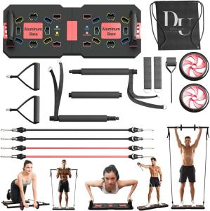 Perfect Push up Board - All in One Home Gym Equipment, Portable Workout Board wi