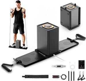 Gym Equipment for Home, All in One Workout Machine, Fitness Portable&Foldable Sm