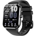 Jacoosa Smart Watch for Men Women, 1.83" HD Touchsreen, Bluetooth Calling, 5 ATM Water-Resistance, 130+ Sports Modes, Health, Fitness & Sleep Tracker, Timer, Fitness Watch for Android/iOS, Black