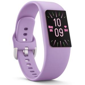 FITVII Looki-mini Fitness Trackers, Slim AMOLED Fitness Watch 2025 with 24/7 Heart Rate, Blood Pressure, Blood Oxygen, Stress Monitor, Step Calorie Counter, IP68 Waterproof Smart Watch for Women Men