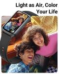 Amzhero Health Fitness Tracker with 24/7 Heart Rate, Blood Oxygen, Blood Pressure, Sleep Tracker, 5ATM Waterproof Activity Trackers with Step Tracker, Pedometer (S & L Bands Included)