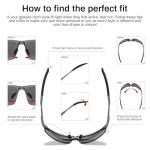 DUCO Mens Sports Polarized Sunglasses UV Protection Sunglasses for Men 8177s