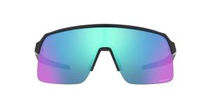 Oakley Men's OO9463 Sutro Lite Rectangular Sunglasses, Matte Black/Prizm Sapphire, 39 mm