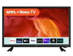 ONN 24-Inch Class HD LED Smart TV 720p Resolution, 60 Hz Refresh Rate, DLED Display, Wireless Streaming 100012590 (Renewed)