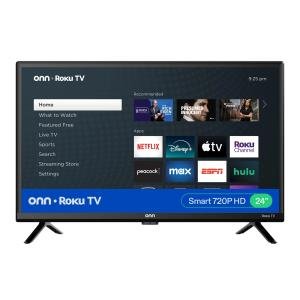Onn 24" HD Roku Smart TV - Brilliant 720P Clarity for Your Entertainment