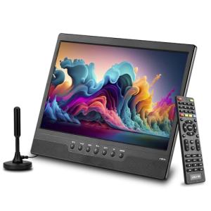 othoig 14inch Small Portable TV with Rechargeable Battery-Digital ATSC Tuner-Antenna-and USB/HDMI/AV Slot in,Car-12 Volt/AC- for Kitchens,RVs and Camping(NO with WiFi/Bluetooth/Satellite)