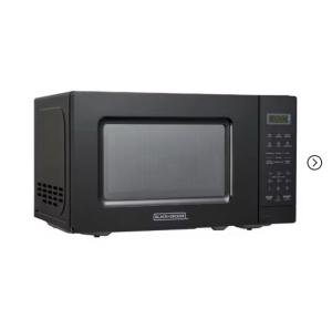 Black + Decker 1.1-Cu.-Ft. 1000W Microwave - Stainless Steel