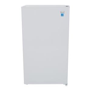 3.3 Cu Ft Compact Refrigerator W/ Chiller, 2 Removable Adjustable Shelves, White