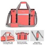 Maelstrom Collapsible Soft Sided Cooler - 75 Cans Extra Large Lunch Cooler Bag Insulated Leakproof Camping Cooler, Portable for Grocery Shopping, Camping, Tailgating and Road Trips，Pink