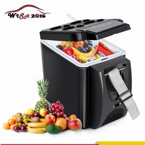 6 Liter Portable Electric Cooler Warmer Small Fridge w/ 12V DC 6 Quart