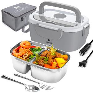 12V Car Portable Food Heating Lunch Box Electric Heater Warmer For Trucks Office