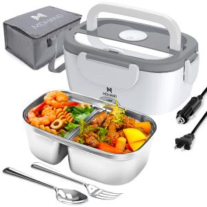 1.5L Electric Heating Lunch Box Portable for Car Office Food Warmer Container US