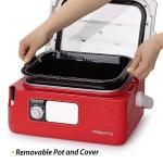 Presto Nomad Traveling Slow Cooker, Red, 6-Quart ( Pack of 1)