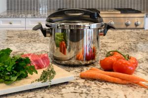 Barton 8 Quart Pressure Cooker Canning Easy Lock Lid Stainless Steel Recipe Book