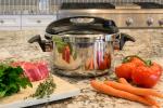 Barton 6 QT Pressure Cooker Easy Lock Lid Stainless Steel Canning W/ Recipe Book