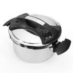 Barton 6 QT Pressure Cooker Easy Lock Lid Stainless Steel Canning W/ Recipe Book