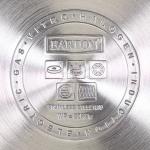 Barton 6 QT Pressure Cooker Easy Lock Lid Stainless Steel Canning W/ Recipe Book