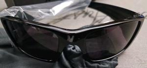 Oakley Men's OO9096 Fuel Cell Rectangular Sunglasses, Polished Black/Warm Grey, 60 mm