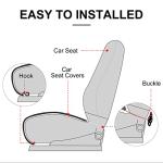 Surpassme Comfortable Car Seat Covers with Pockets