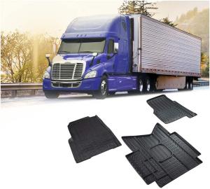 Black Floor Mats for Freightliner Cascadia 113
