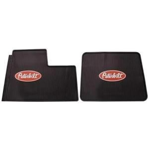 Peterbilt Rubber Logo Floor Mats for Trucks