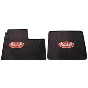Peterbilt Rubber Logo Floor Mats for Trucks