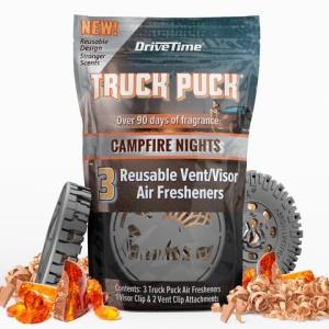 Drive Time Truck Puck Campfire Nights Air Freshener