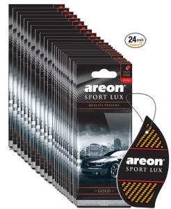 Areon Sport LUX Gold Car Air Fresheners - 24PK