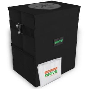 Collapsible Leakproof Car Trash Can with 20 Bags