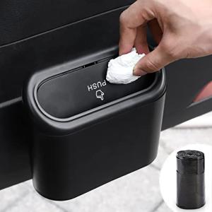 Accmor Mini Car Trash Can with Lid and Bags