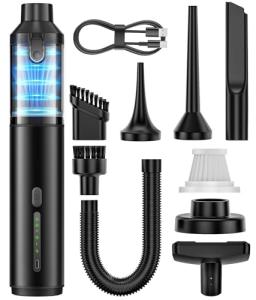 Portable Cordless Car Vacuum Cleaner 4-in-1